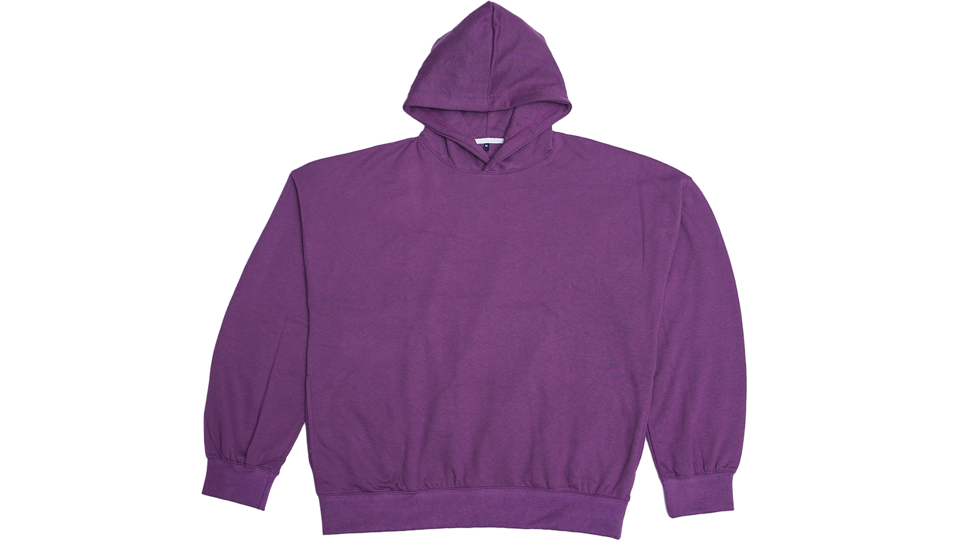 Purple oversized hoodies Full Flat lay